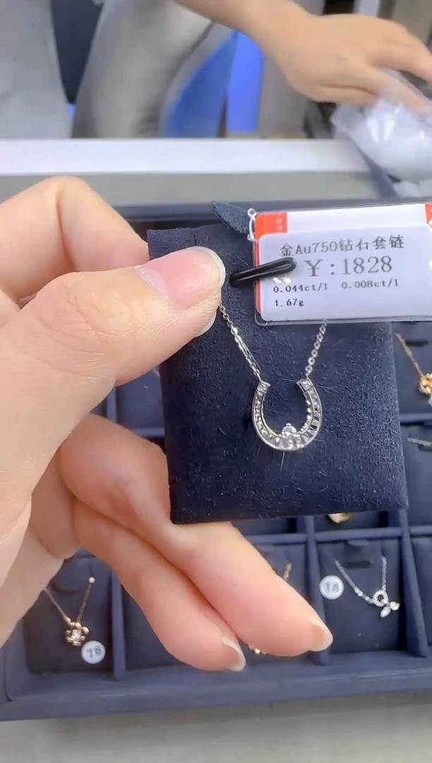 套链18K金镶嵌钻石d****7149800