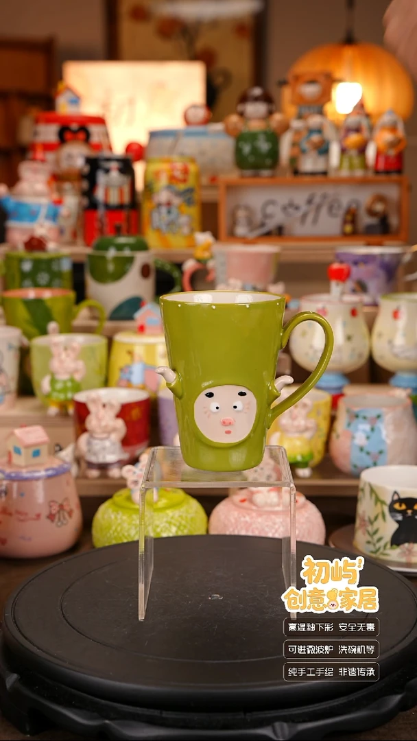 瓷初屿手工手绘陶瓷餐具健康釉下彩