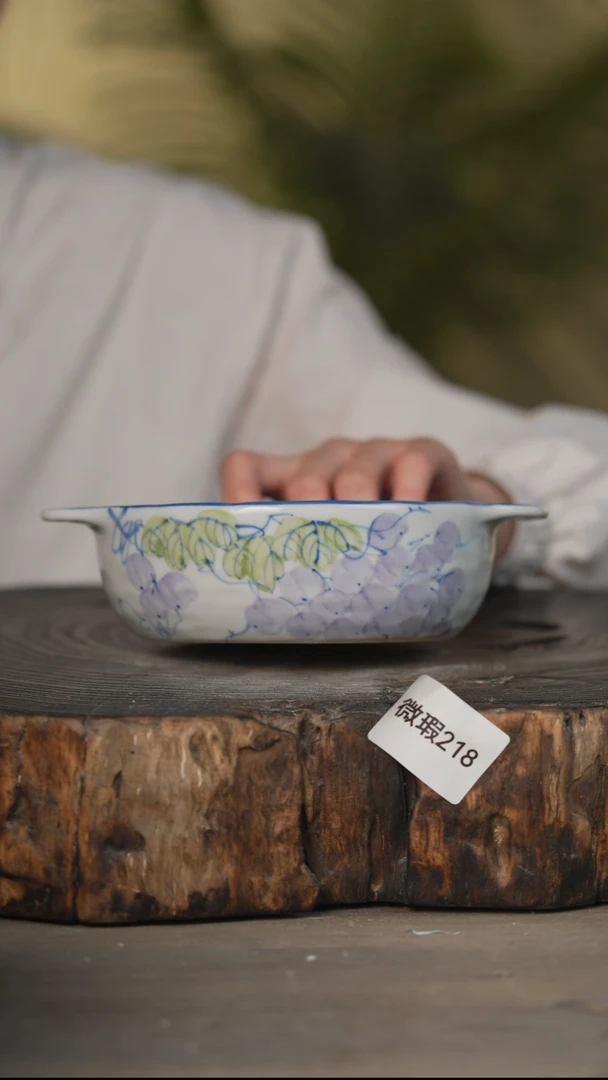 瓷片景德镇高温釉下彩(微瑕)218