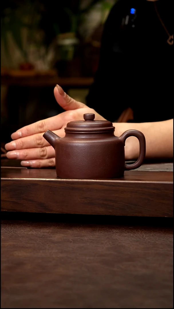 茶壶紫砂紫泥德钟180cc左右