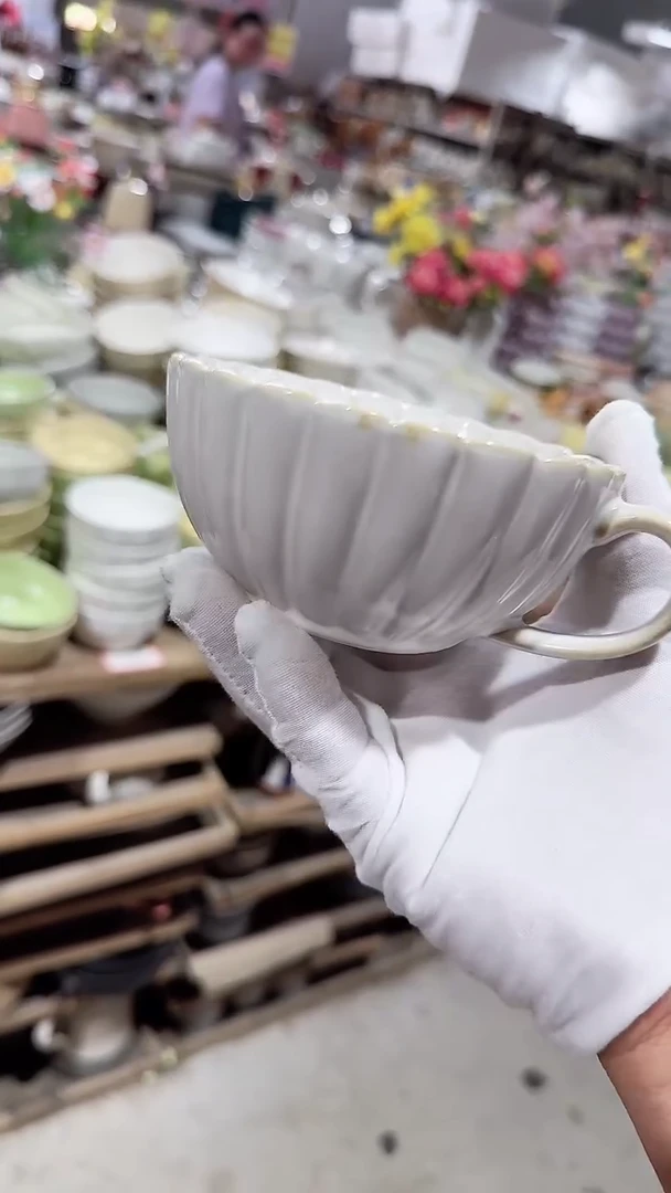 碗小号天目菊杯 微瑕凑满20元包邮