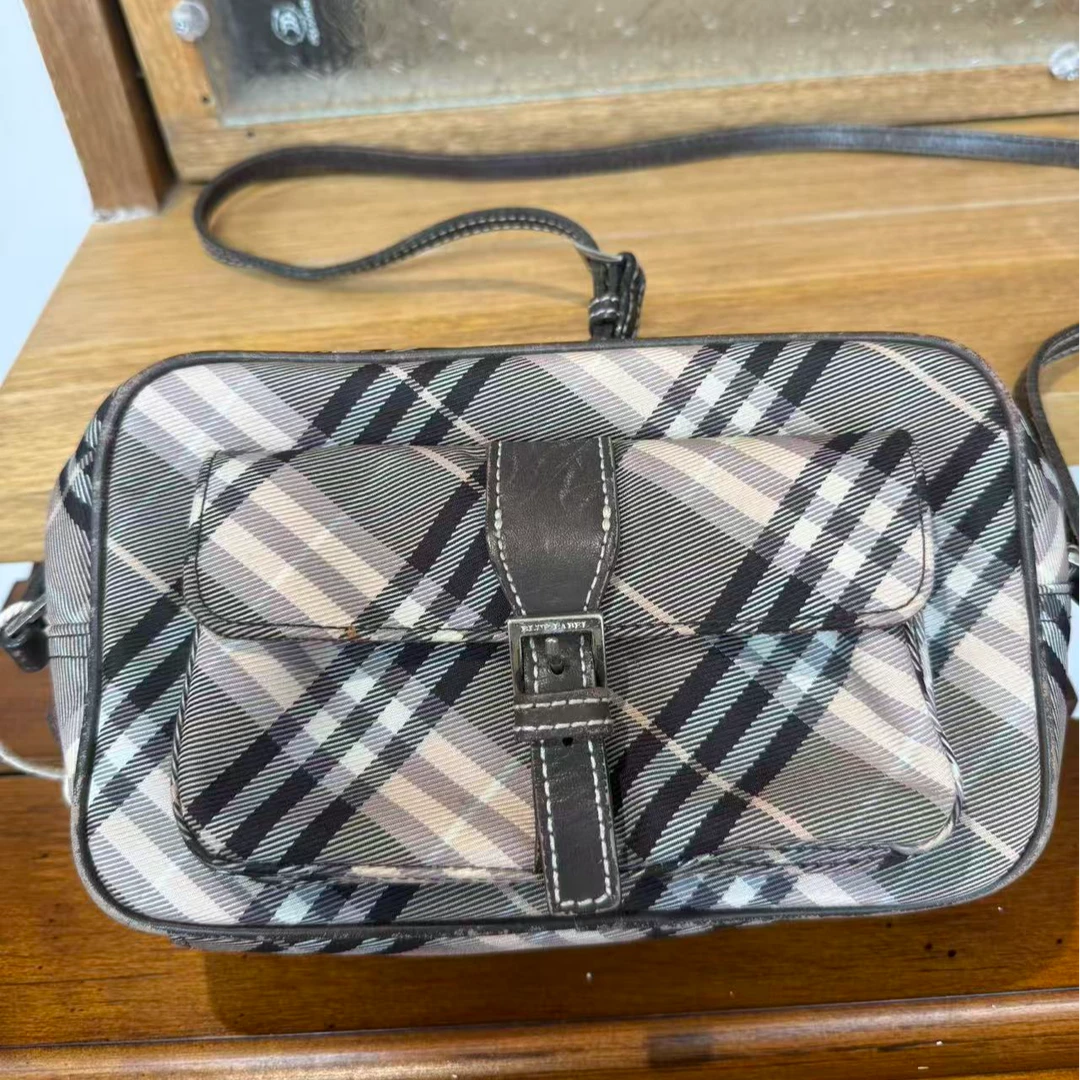 90新 BURBERRY/博柏利 中古老花单肩包