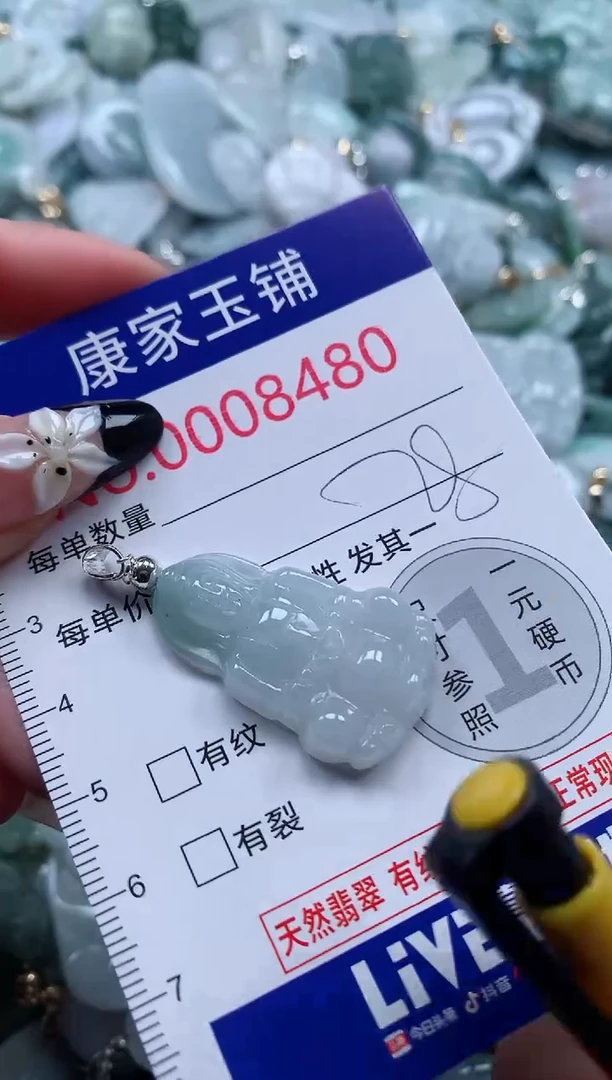 颈饰未镶嵌翡翠8480