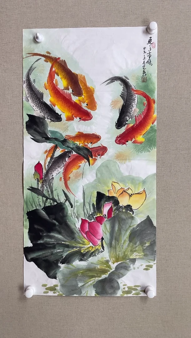 国画100*50 李秀芝李秀芝李秀芝李秀芝