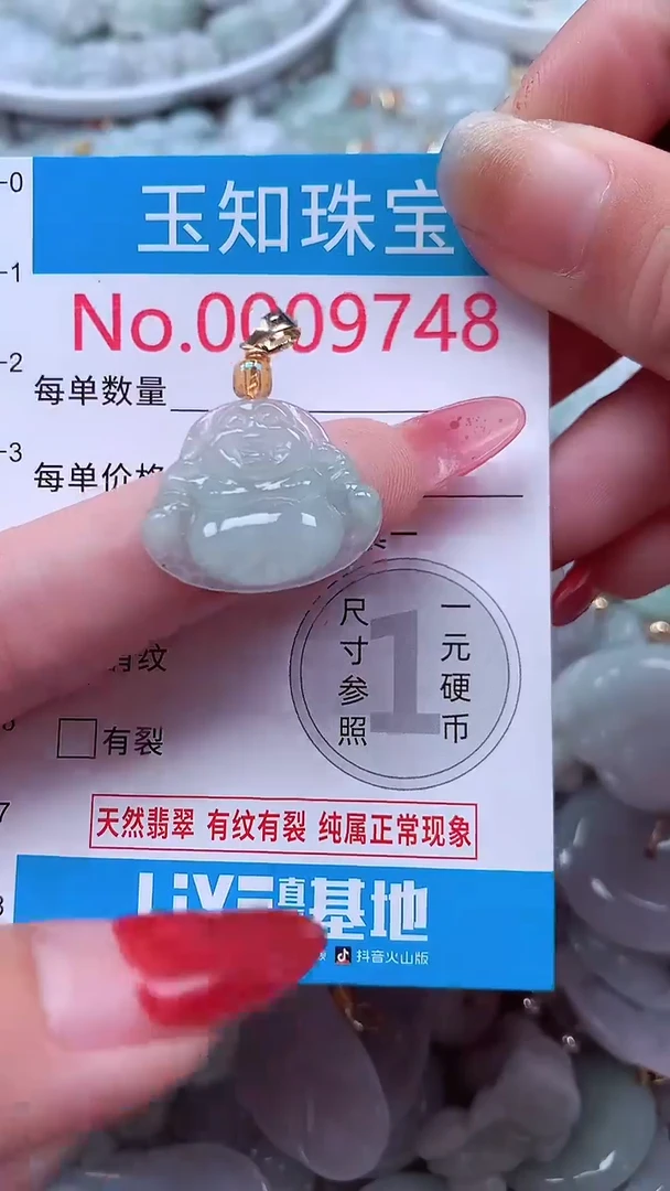 吊坠(不含链)未镶嵌翡翠9748
