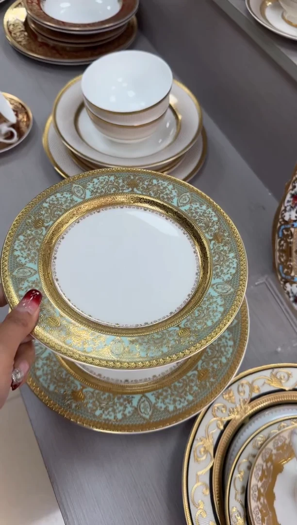 【闪购商品】瓷片10.5+8寸平盘  2层窜盘买套福利价