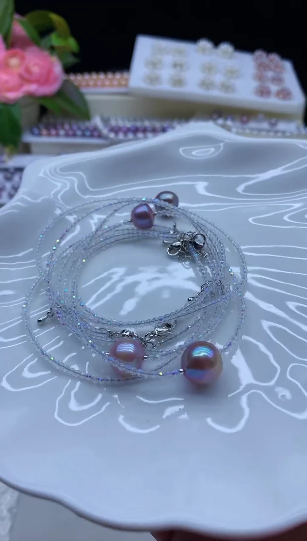 【闪购商品】淡水珍珠颈饰未镶嵌淡水珍珠项链