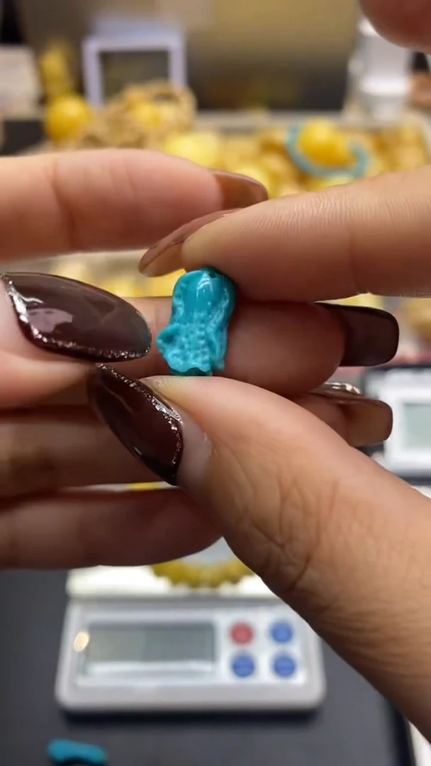 未镶嵌绿松石珠宝奇石1042