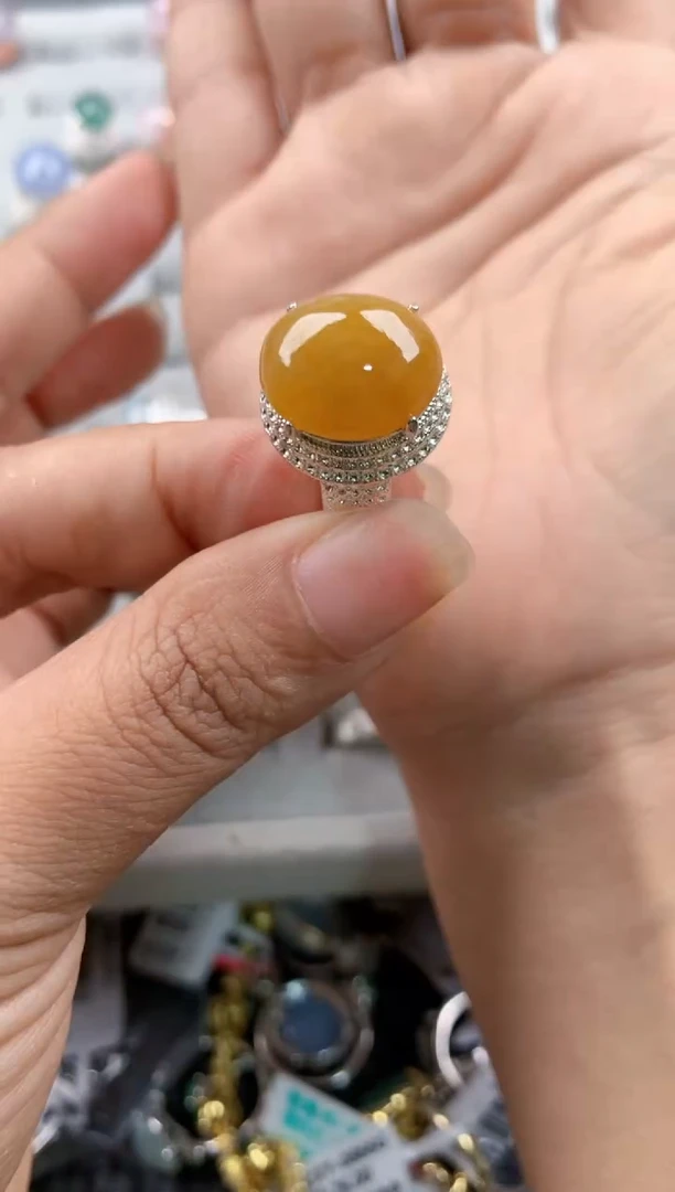 未镶嵌戒指翡翠222----8