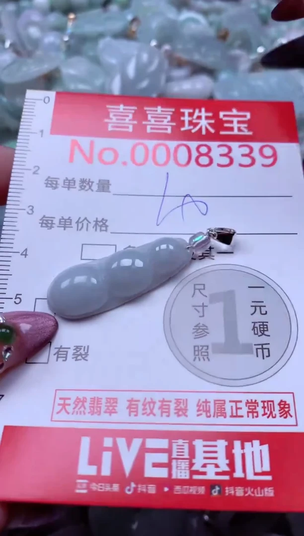 颈饰未镶嵌翡翠8339