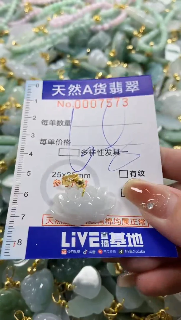 颈饰未镶嵌翡翠天然A货翡翠