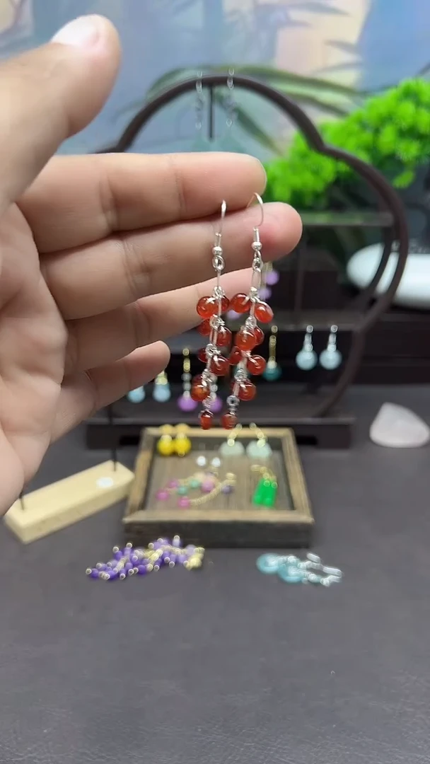 未镶嵌耳饰玛瑙/玉髓313