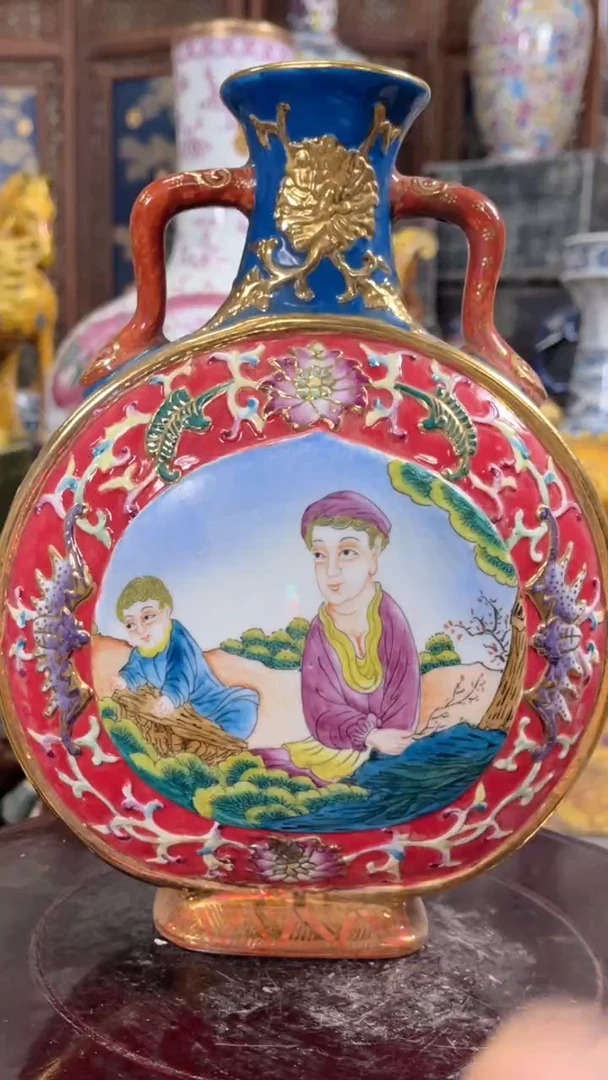 摆件现代陶瓷摆O