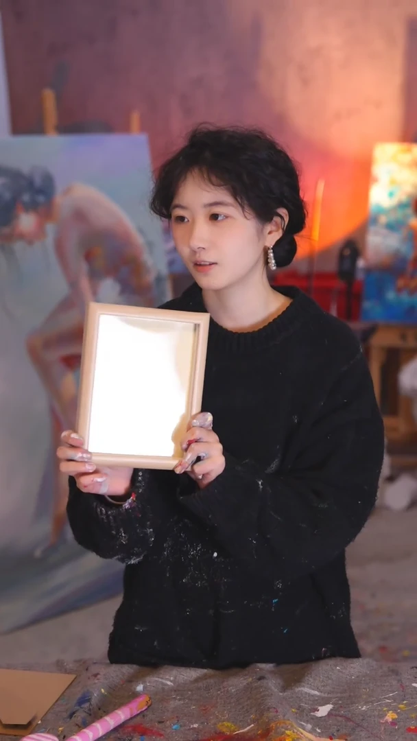 【闪购商品】油画前程似锦纯手写书法字体