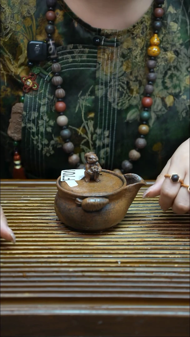 万古烧粗陶手工茶具