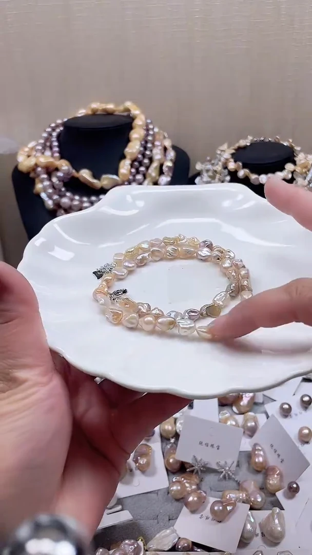 未镶嵌项链淡水珍珠【纯恬饰品】