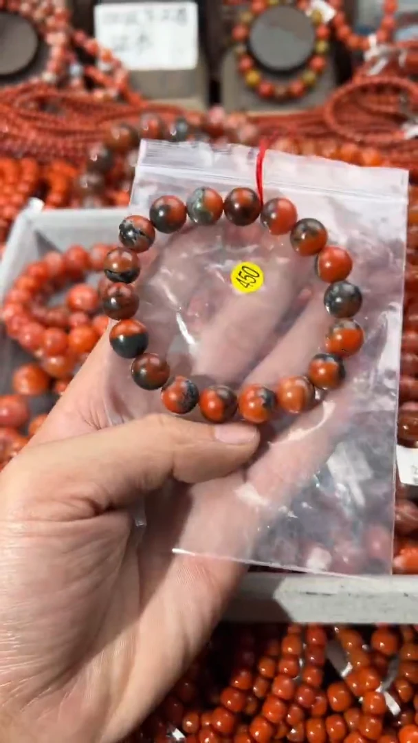 南红玛瑙手串未镶嵌11