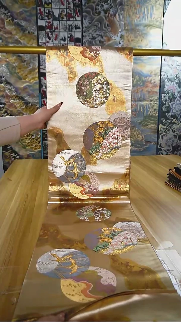 【闪购商品】织绣织锦137六通花鸟