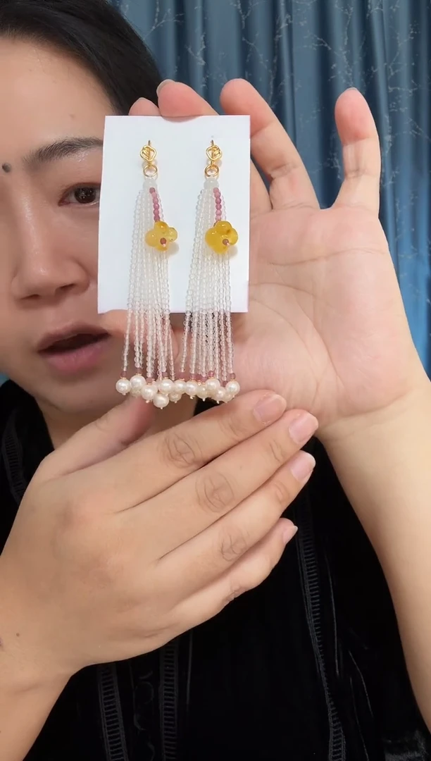 【闪购商品】蜜蜡耳坠未镶嵌蜜蜡耳坠