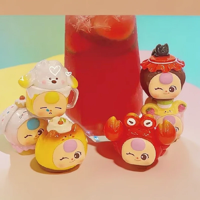 [代拆盲盒]娃三岁小馋猫三代网红家用摆件