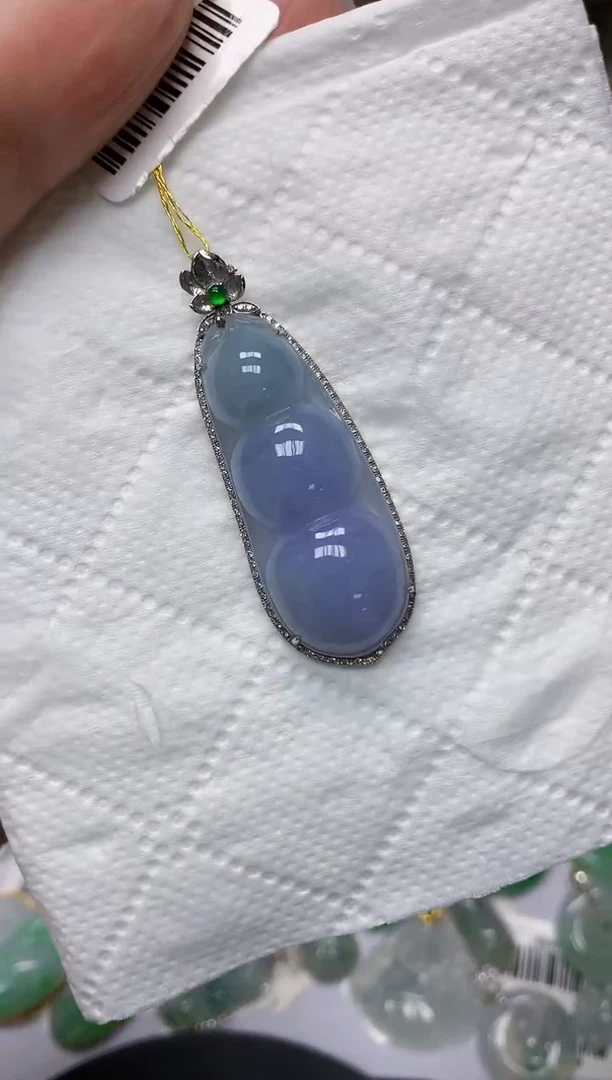 颈饰18K金镶嵌翡翠11111111