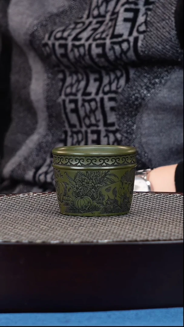 茶杯紫砂宜兴原矿紫砂 手工主人杯