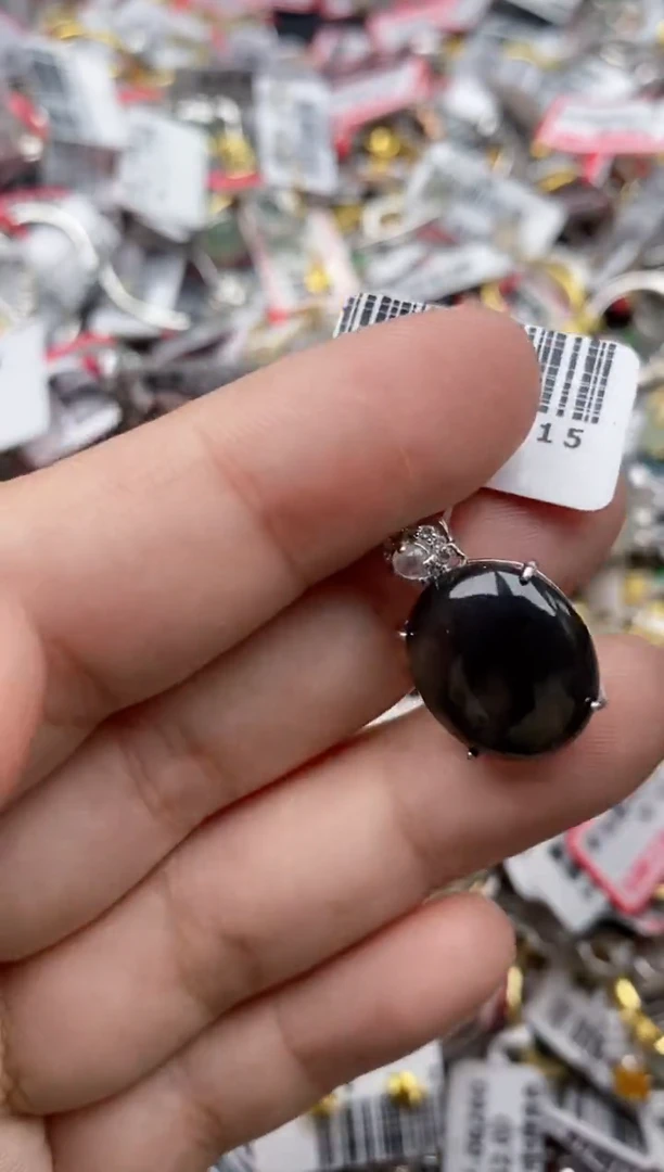 【闪购商品】翡翠戒指银S925镶嵌66666---4