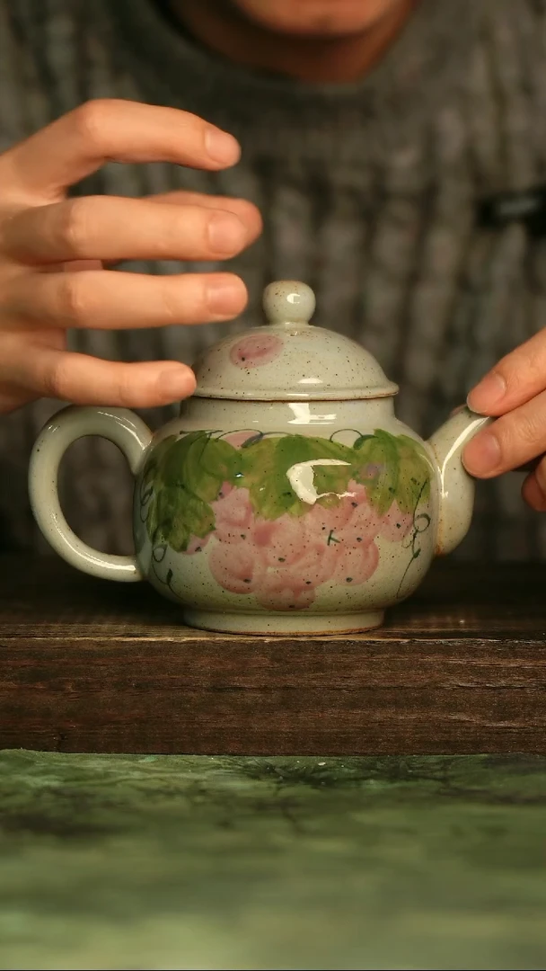 瓷器青诗集手工手绘瓷器