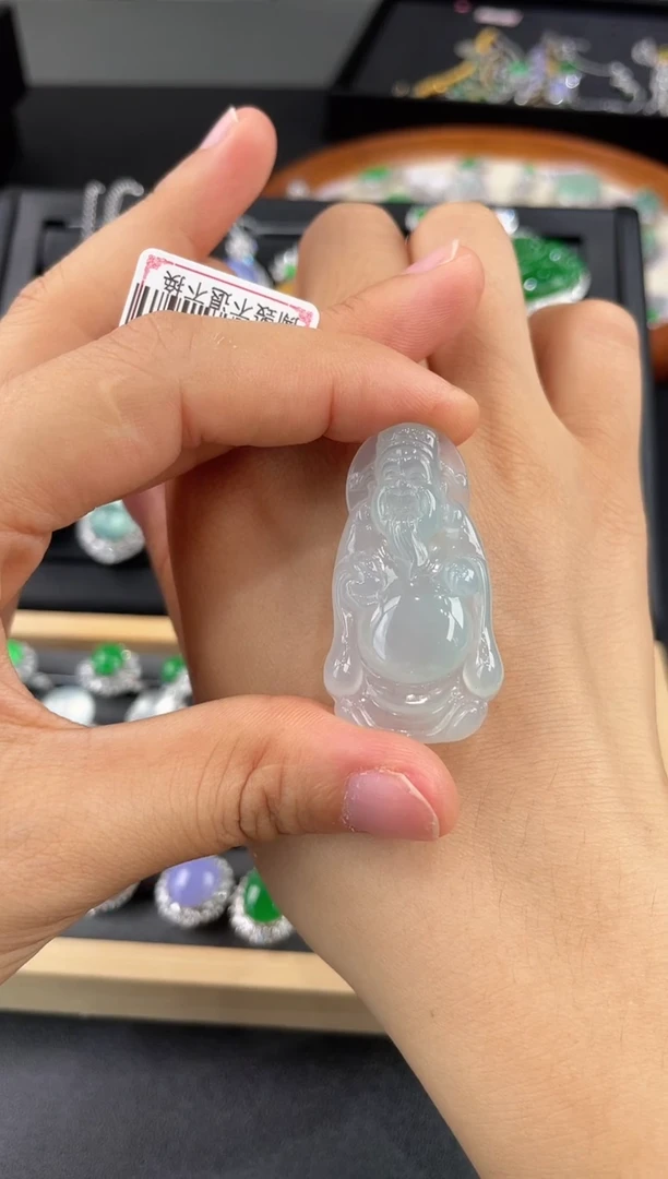 未镶嵌挂件翡翠0829E02