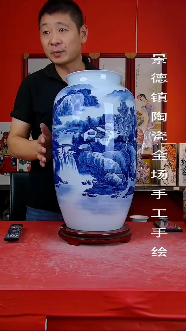 摆件景德镇陶瓷 全场手工手绘11