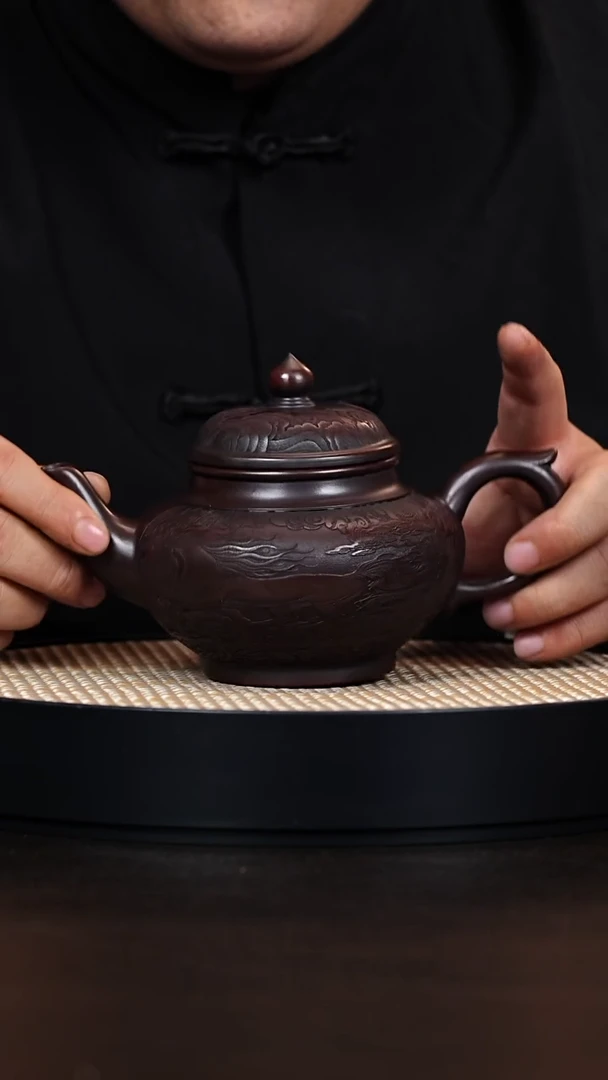 茶壶紫砂笑樱