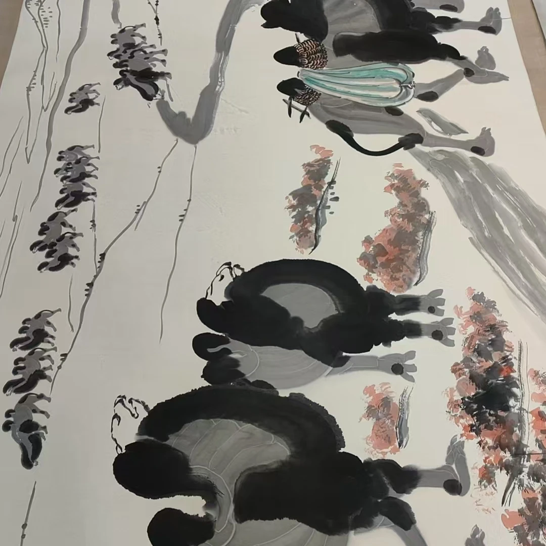 吴老款骆驼大画心380x150