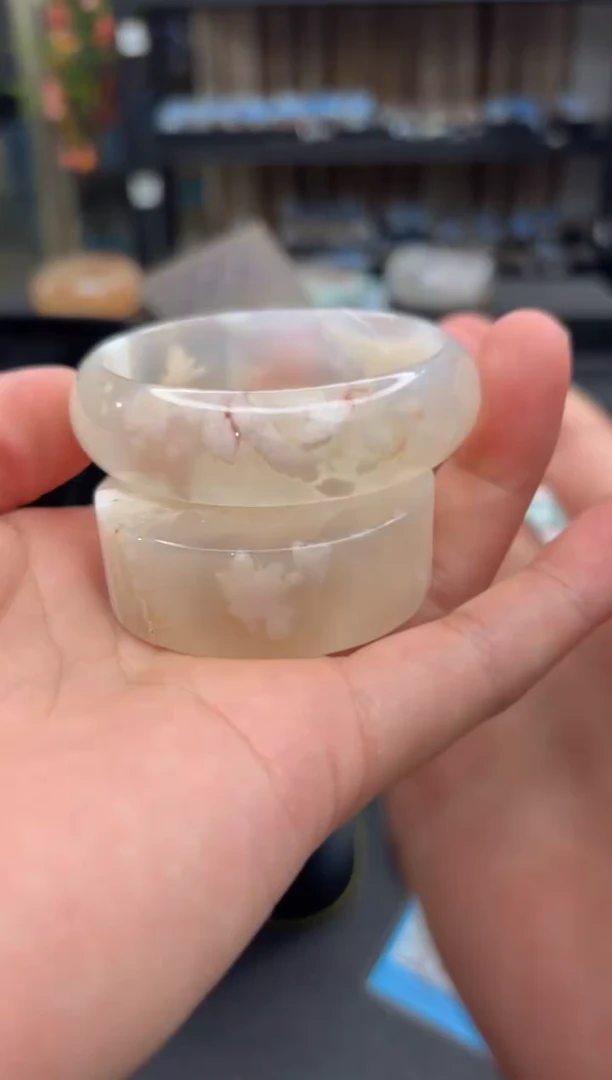 未镶嵌手链石英质玉146(54圈赠送镯心)