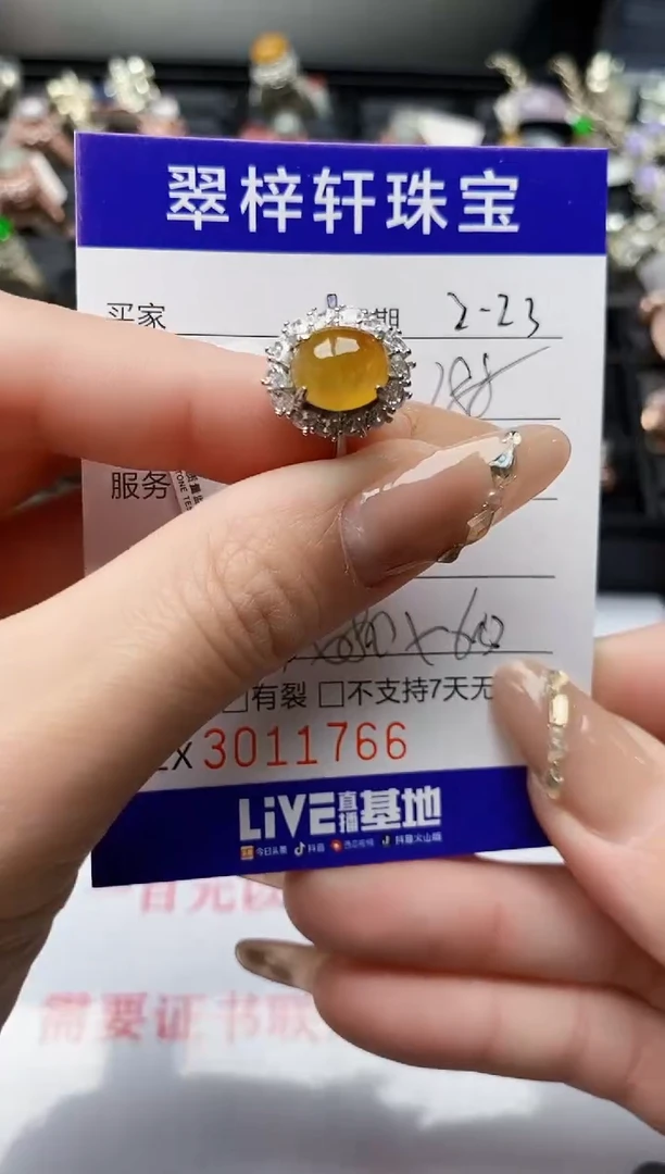 【闪购商品】翡翠戒指银S925镶嵌/1766