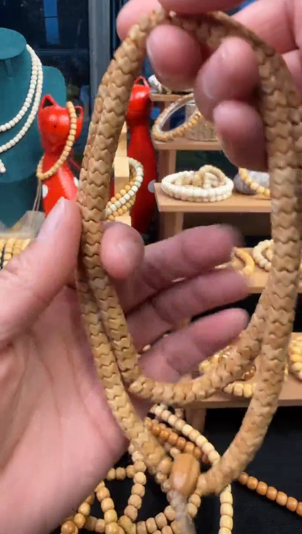 【闪购商品】菩提根/象牙果手串龙脊菩提脖挂160颗龙骨卡8