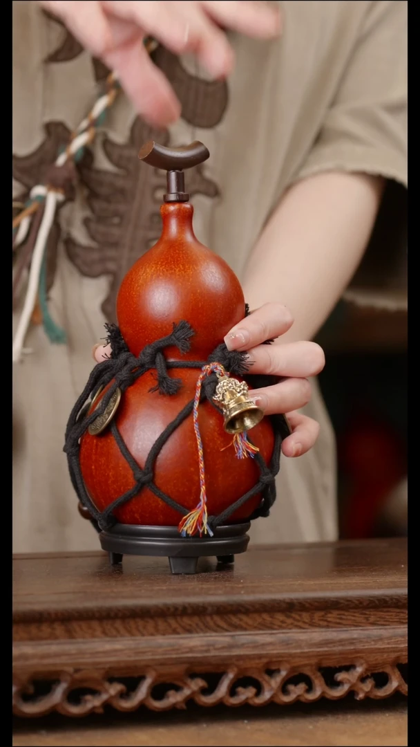 40号精品天然大漆酒葫芦一物一拍~