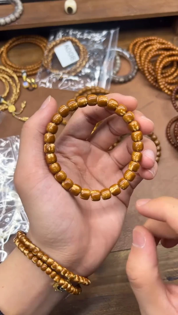 手串紫金鼠A147 卡8实心火焰纹