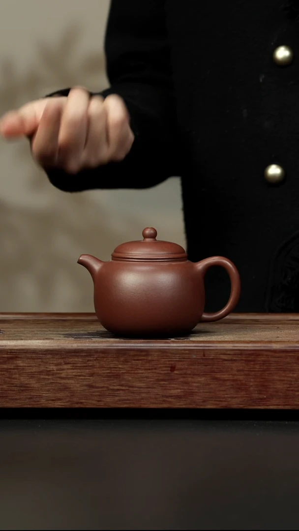 茶壶紫砂老紫泥 大匏樽 220左右