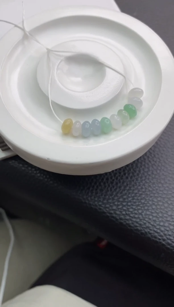 翡翠散珠34天然A货翡翠散珠