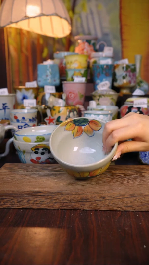 摆件泥垚手作 景德镇手工手绘器物