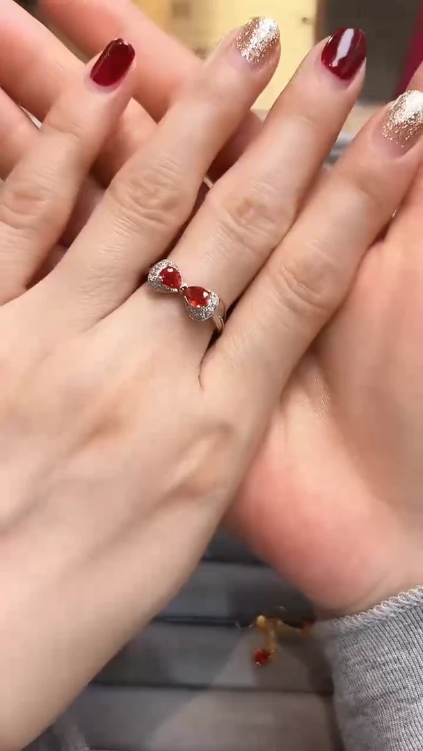 【闪购商品】蓝宝石戒指银S925镶嵌09