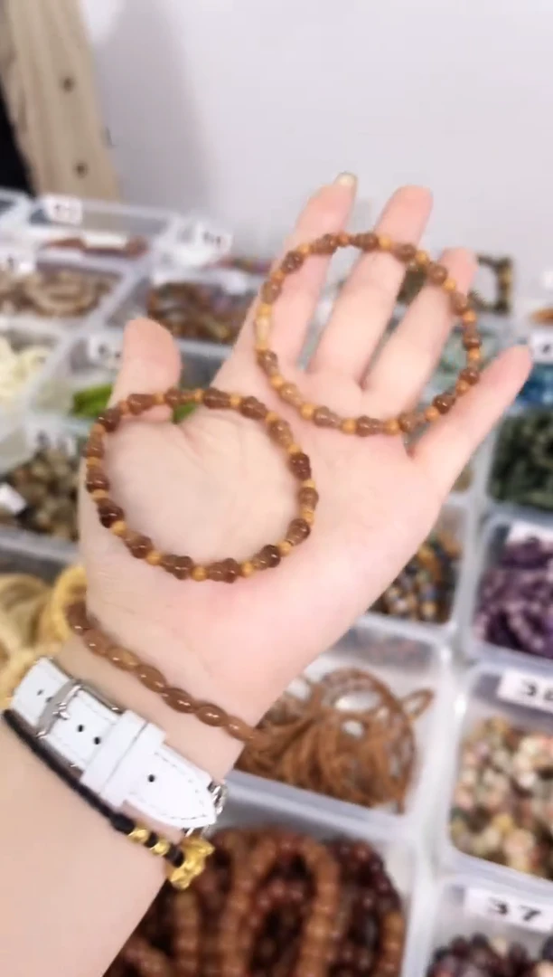 手串菩提根/象牙果CP161-1106【拾旅8*6mm】库克小葫芦单圈