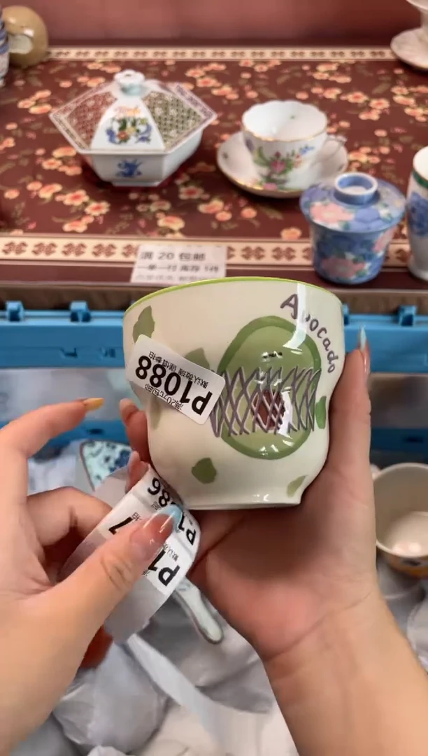 瓷片俩*妈瓷器瓷器P1088