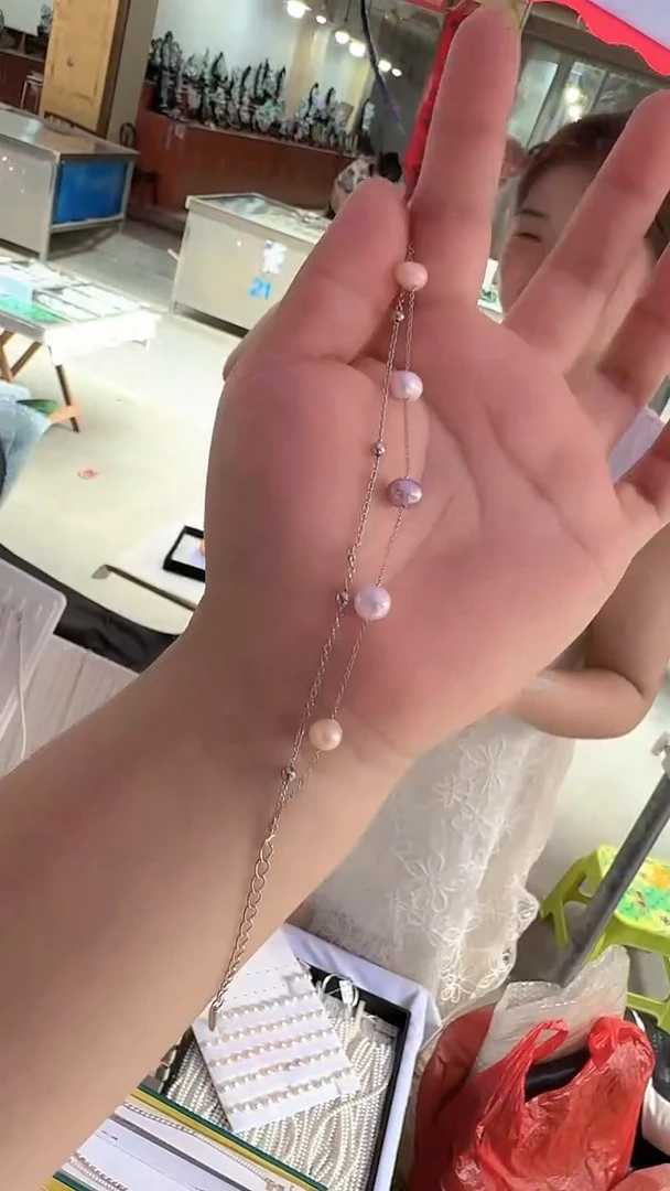 淡水珍珠未镶嵌颈饰手链多样性发一
