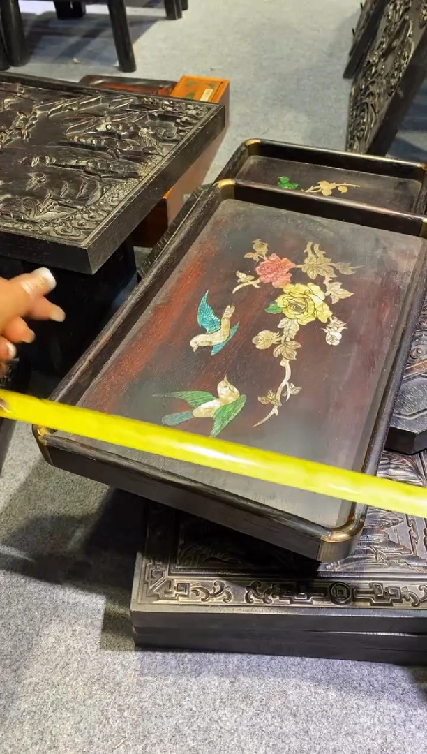 木紫檀拆件雕刻板以直播间实物为准