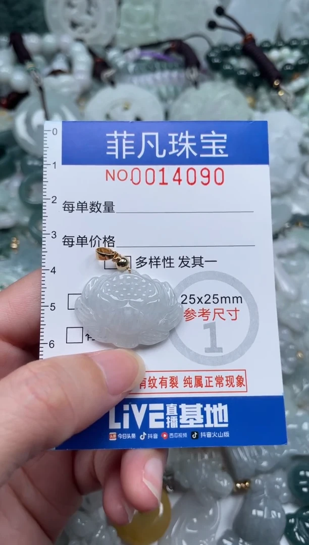 颈饰未镶嵌翡翠14090