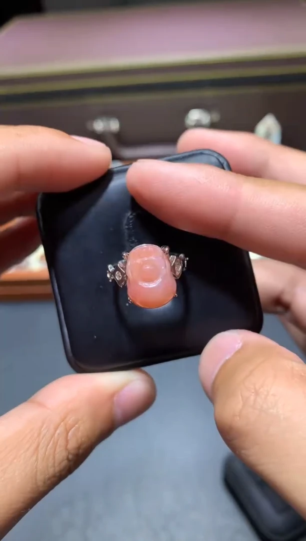 石英质玉（盐源）未镶嵌戒指R22