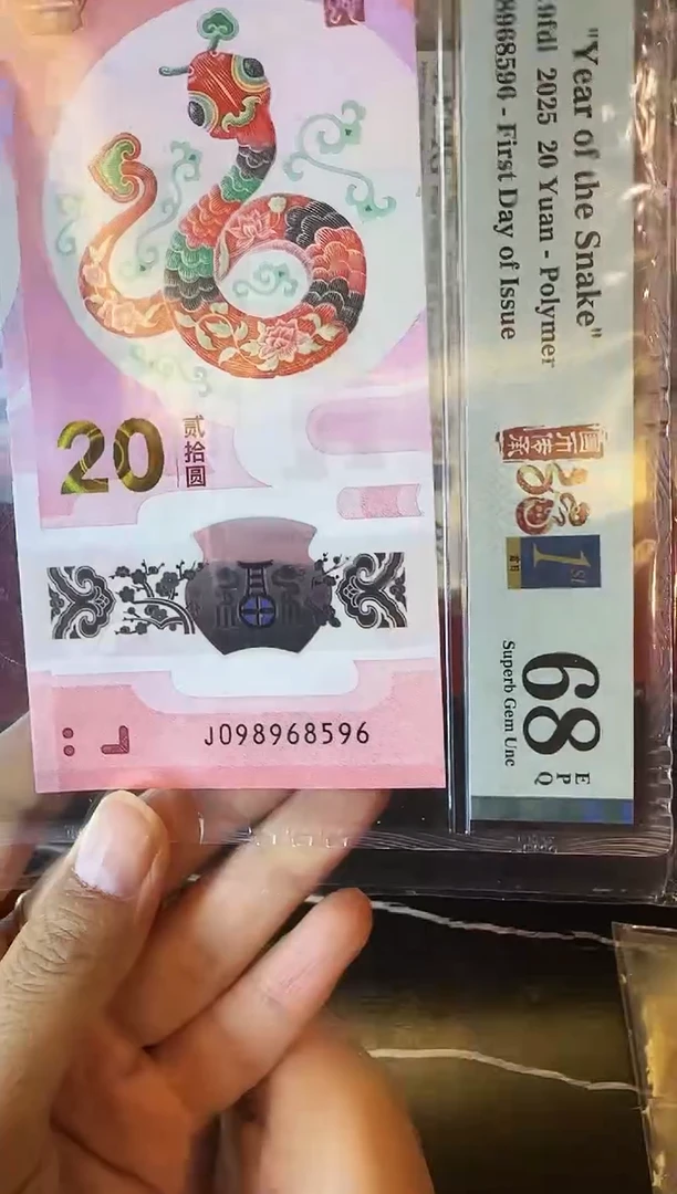 塑料2025 蛇钞 单张  098968596