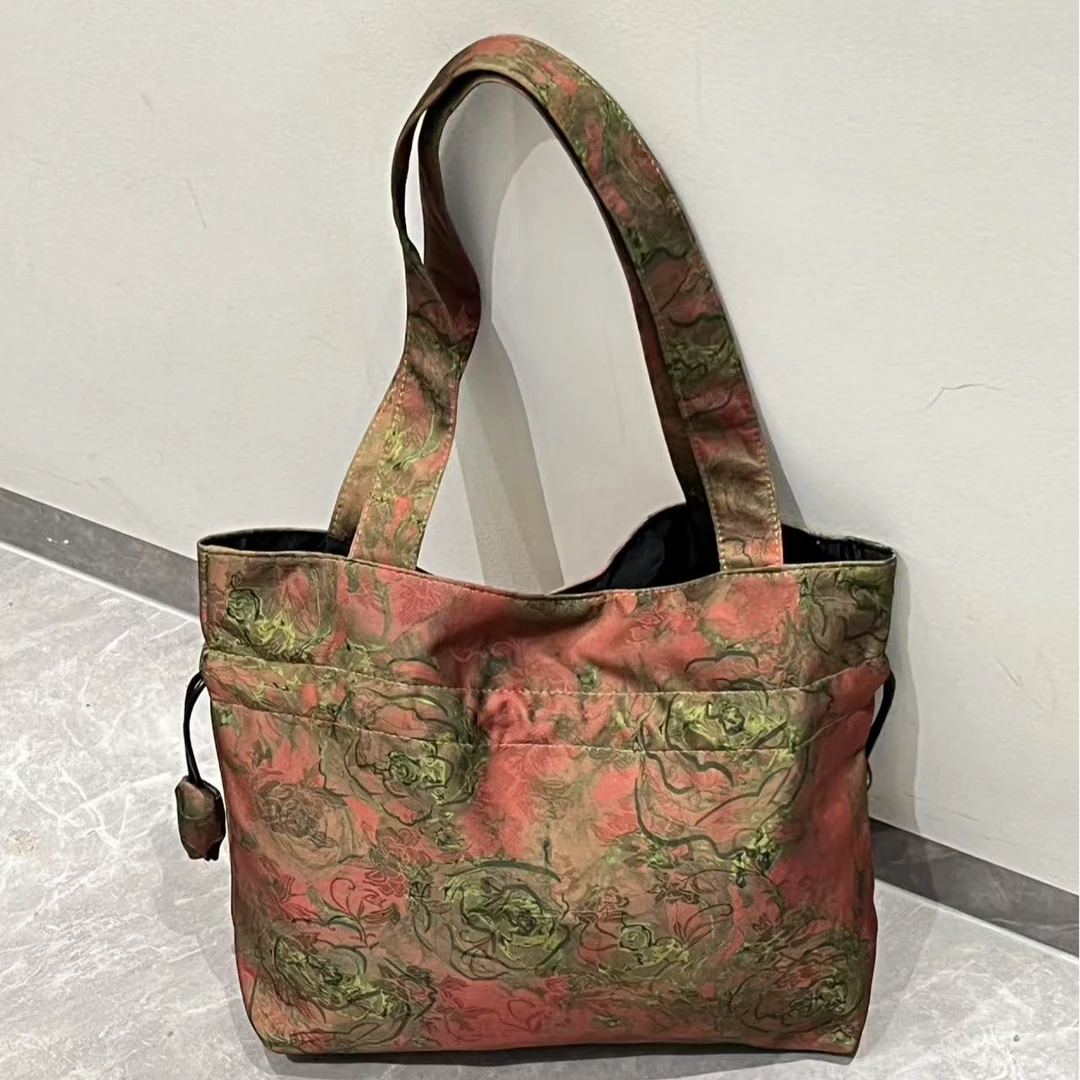 （缤纷玫瑰包）新中式国风单肩包34*40