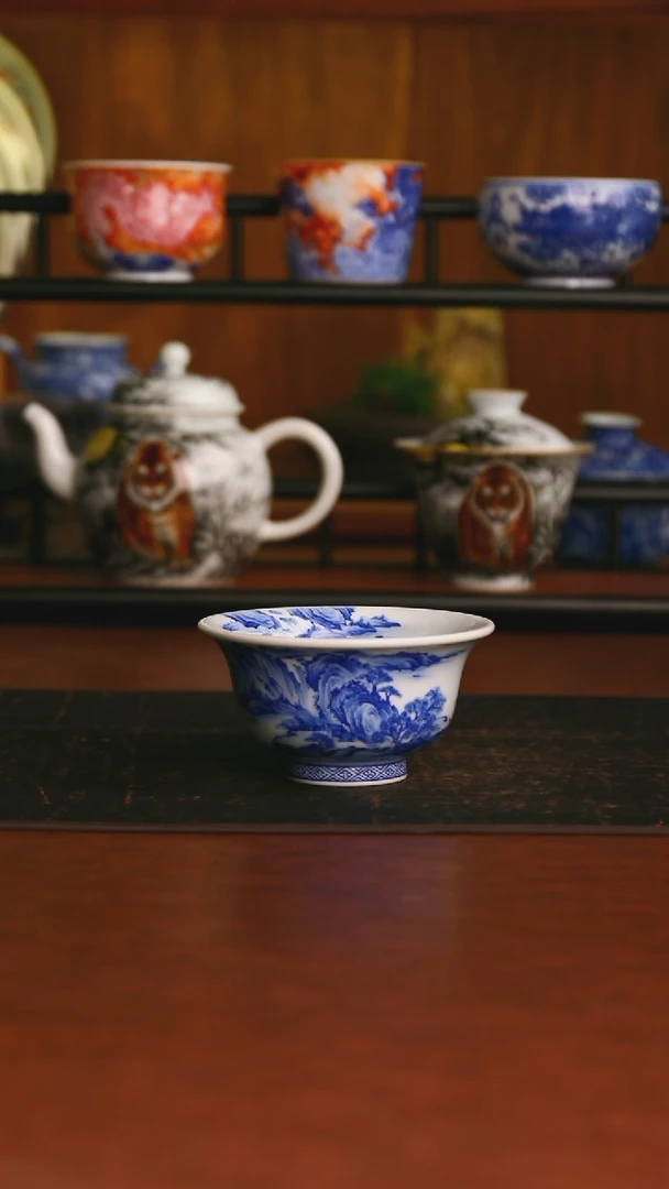 景德镇手工手绘的14